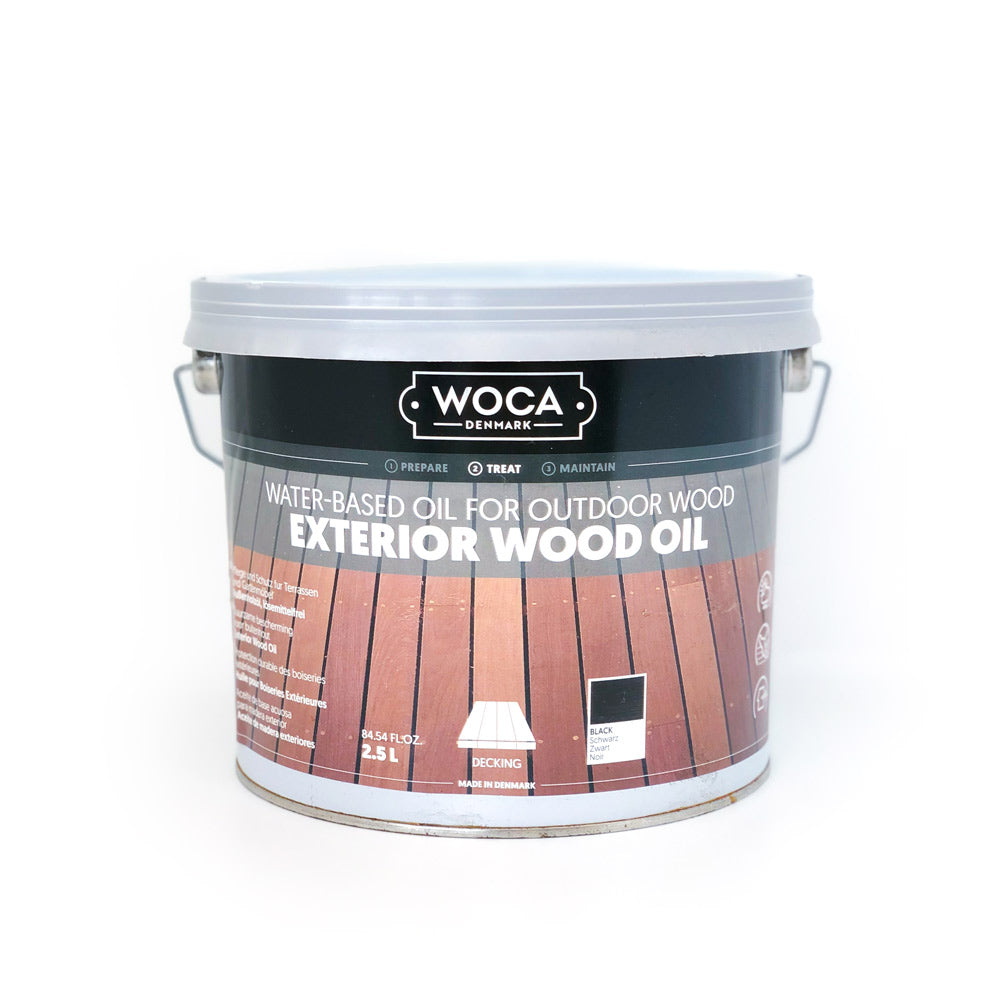 Woca Exterior Wood Oil BLACK 2,5 L